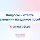 Как подать заявление на единое пособие через Госуслуги