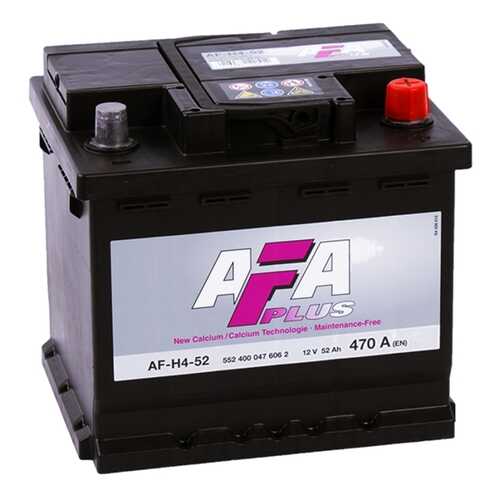 Аккумулятор автомобильный Afa AF-H4-52 в Автодоктор
