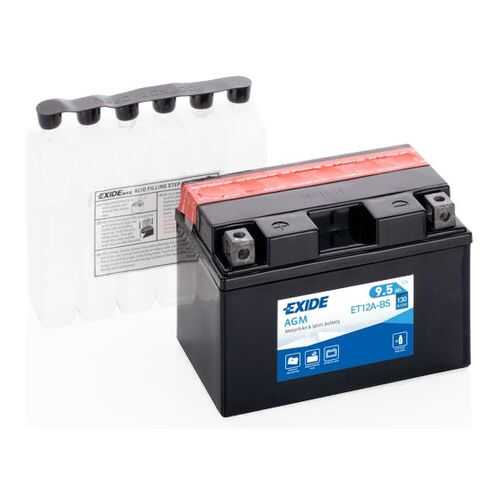 Аккумулятор автомобильный EXIDE ET12A-BS 10 Ач в Автодоктор
