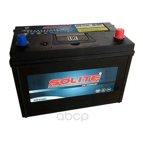 Аккумулятор автомобильный Solite EFBT110 START-STOP 90А/ч 880А полярность обратная в Автодоктор