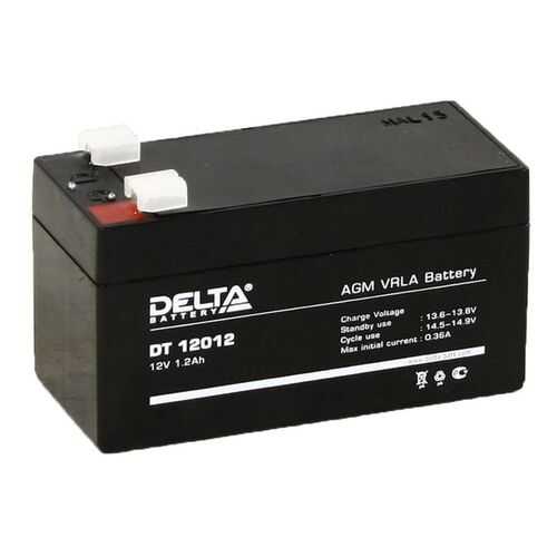 Аккумулятор Delta DT 12012 12В 1,2Ач 97x44x59 мм Обратная (-+) в Автодоктор