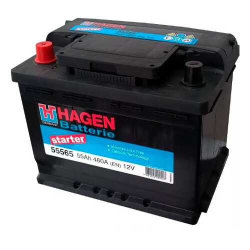 Аккумуляторная Батарея [12v 55ah 460a B13] HAGEN BATTERIE в Автодоктор