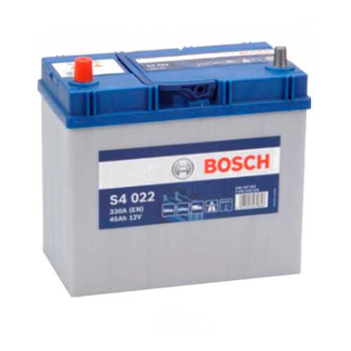Аккумуляторная Батарея S4 Silver Asia [12v 45ah 330a B00] Bosch 0092S40220 в Автодоктор