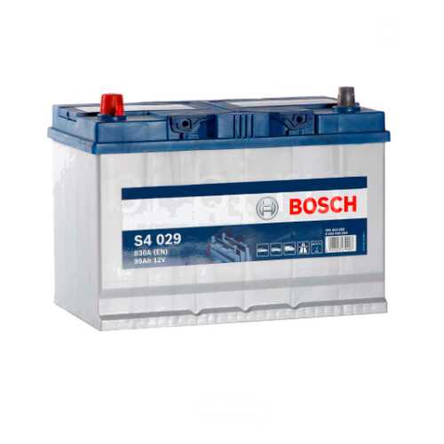 Аккумуляторная Батарея S4 Silver Asia [12v 95ah 830a B01] Bosch в Автодоктор