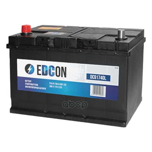Аккумуляторная батареяная батарея 91Ah 740A + слева 306х173х225 B01/ EDCON DC91740L в Автодоктор