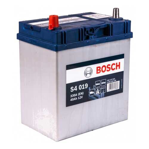 BOSCH 0092S40190 АКБ S4 019 СИЛВЕР 12V 40AH 330A 187X127X227 в Автодоктор