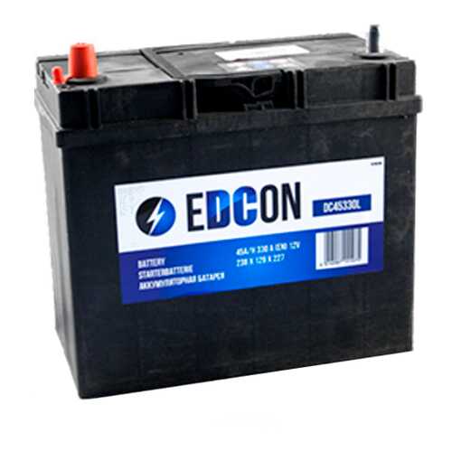Dc45330l_аккумуляторная Батарея! 45ah 330a Слева 238х129х227 B00 EDCON в Автодоктор