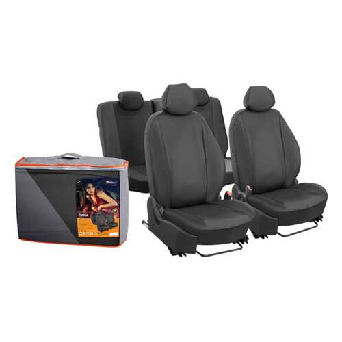 Чехлы для Ford Focus II (04-) Лима 13 1/3 экокожа перф. черн. AIRLINE ACCS-L-22 в Автодоктор