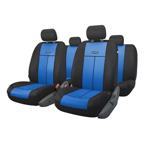Комплект чехлов на сиденья Autoprofi TT-902M BK/BL в Автодоктор