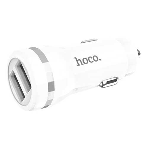 Автомобильный адаптер питания Hoco Z27A White QuickCharge 3.0 зарядка 3A USB-порт, белый в Автодок
