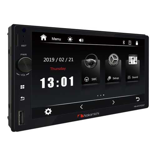 Автомагнитола Nakamichi NAM1700R ,2 din,USB,BT,AUX,сенсор в Автодоктор