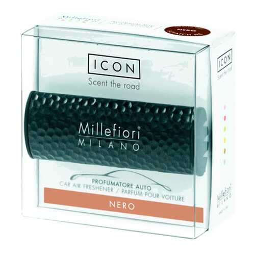 Ароматизатор автомобильный Millefiori Milano ICON Тени металла Черный в Автодоктор