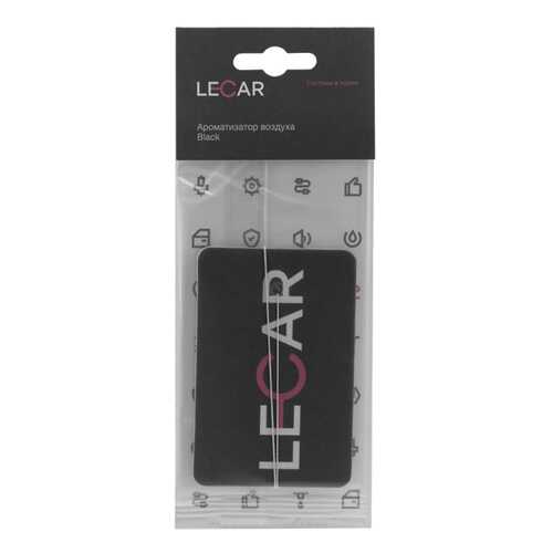 Ароматизатор LECAR пропитанный пластинка черный лед LECAR000062412 в Автодоктор
