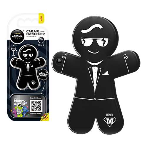 Ароматизатор Manny Black, Пластиковый Aroma Car арт. A92993 в Автодоктор