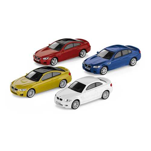 Коллекционный набор из 4-х моделей BMW M-серии, 1:64 scale, артикул 80452365554 в Автодок