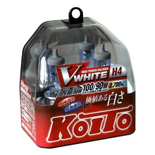 Лампа Koito Whitebeam, Комплект H4 12v 60/55w (100/90w) Пластиковая Упаковка KOITO P0746W в Автодоктор