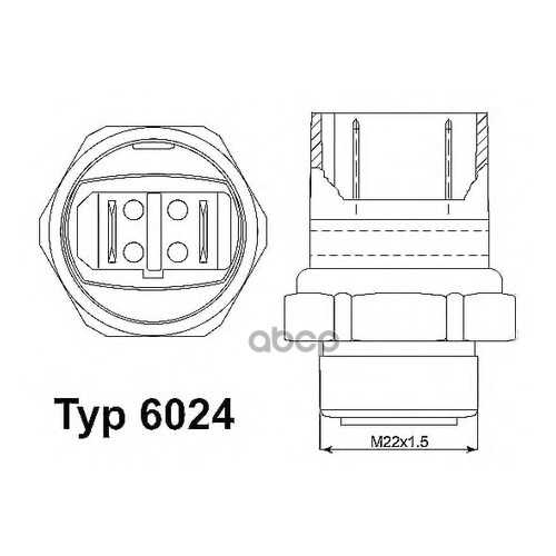 Датчик включения вентилятора Wahler 602495D в Автодоктор