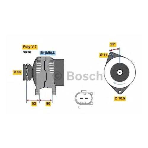 Генератор Bosch 0124325053 в Автодоктор