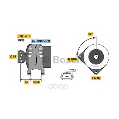 Генератор Bosch 0986049030 в Автодоктор