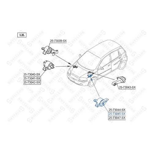Опора двигателя STELLOX 25-73045-SX в Автодоктор