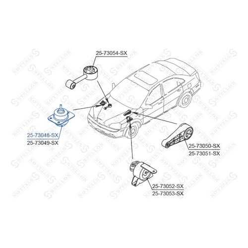 Опора двигателя STELLOX 25-73048-SX в Автодоктор