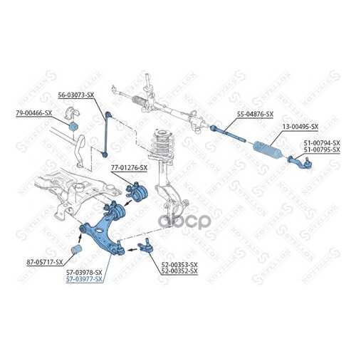 Рычаг подвески STELLOX 57-03977-SX в Автодоктор