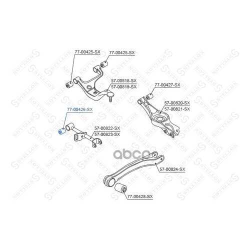 Сайлентблок Stellox 7700426SX в Автодоктор
