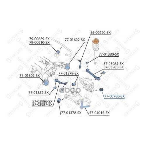 Сайлентблок Stellox 7700780SX в Автодоктор