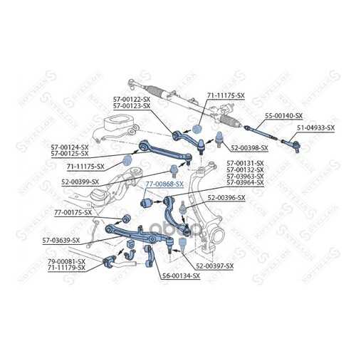 Сайлентблок Stellox 7700868SX в Автодоктор
