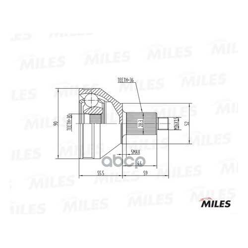 Шрус Miles GA20020 в Автодоктор