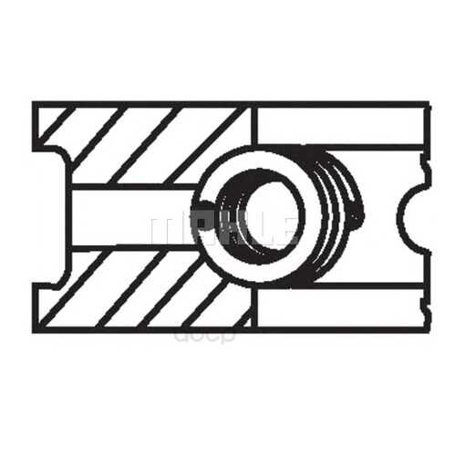 Кольца поршневые Mahle 02202V2 в Автодоктор