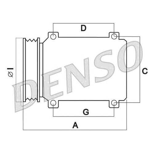 Компрессор кондиционера Denso DCP50301 в Автодоктор