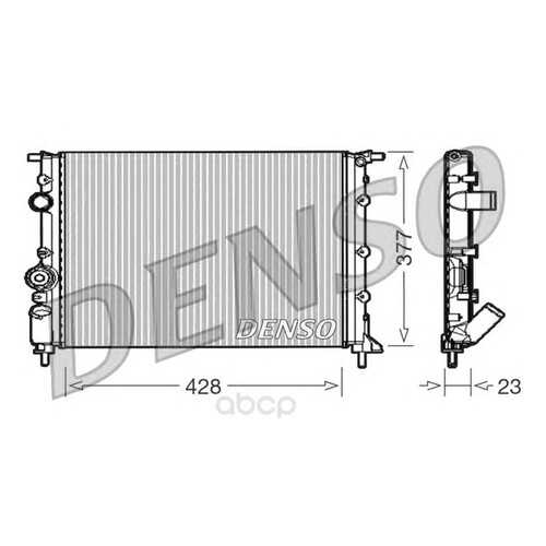 Радиатор 428x377 Denso DRM23008 в Автодоктор
