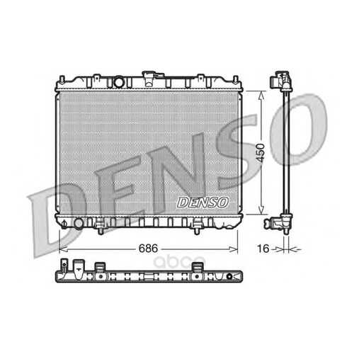 Радиатор 450x686 Denso DRM46004 в Автодоктор