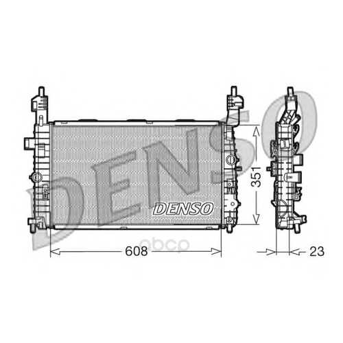 Радиатор 608x351 Denso DRM20093 в Автодоктор