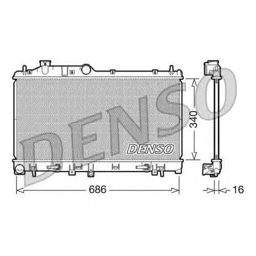 Радиатор Denso DRM36008 в Автодоктор