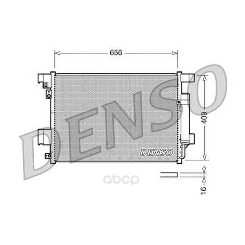 Радиатор кондиционера Denso DCN21001 в Автодоктор