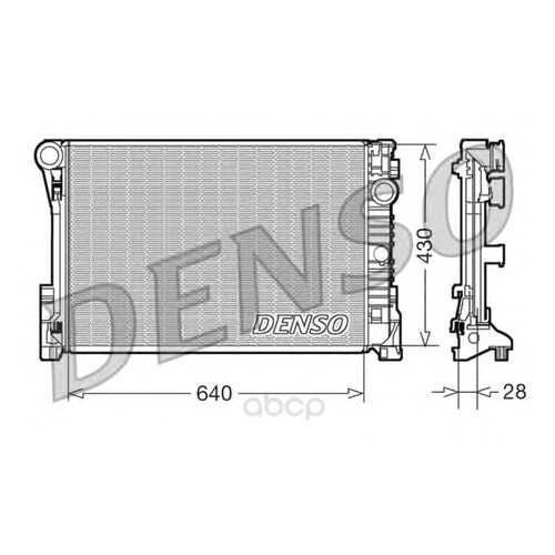 Радиатор охлаждения двигателя Denso DRM17110 в Автодоктор