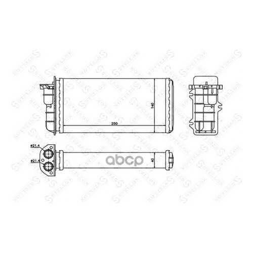 Радиатор печки Stellox 1035008SX в Автодоктор