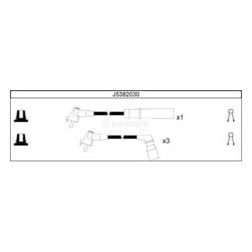 Комплект проводов зажигания NIPPARTS J5382030 в Автодоктор