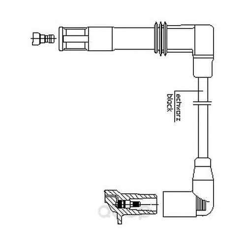 Провод высоковольтный audi/seat/skoda/vw BREMI 1a13/33 в Автодоктор