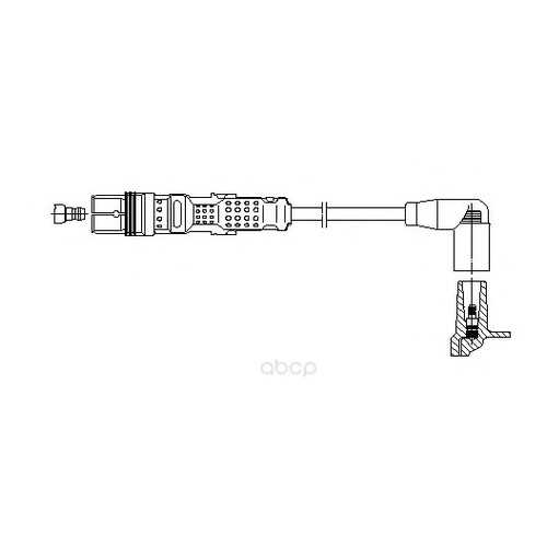 Провод высоковольтный seat/vw/skoda BREMI 1a02/61 в Автодоктор