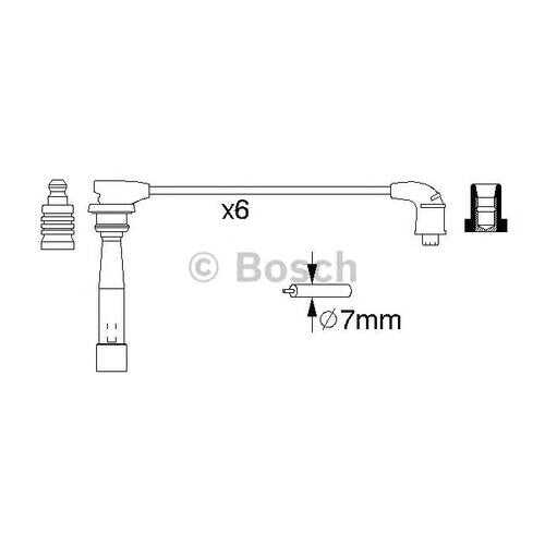 Провода высоковольтные Bosch 0986356992 в Автодоктор