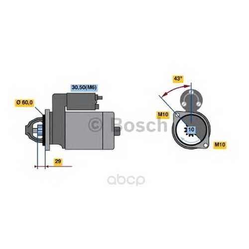Стартер Bosch 0001107461 в Автодоктор