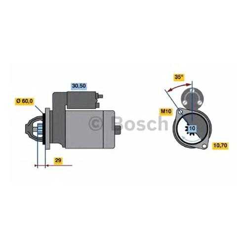 Стартер Bosch 0986019500 в Автодоктор
