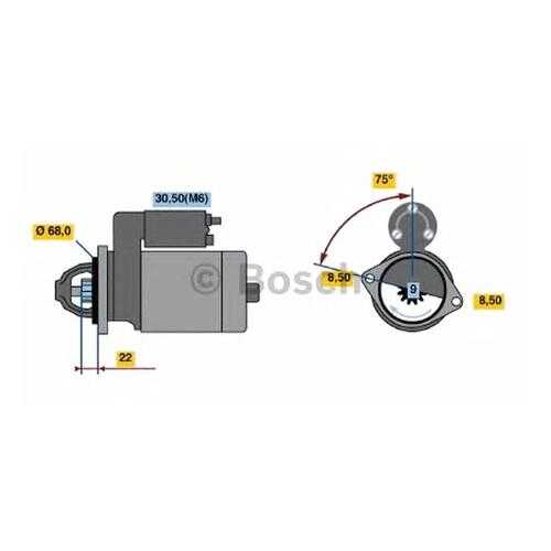Стартер Bosch 0986020870 в Автодоктор