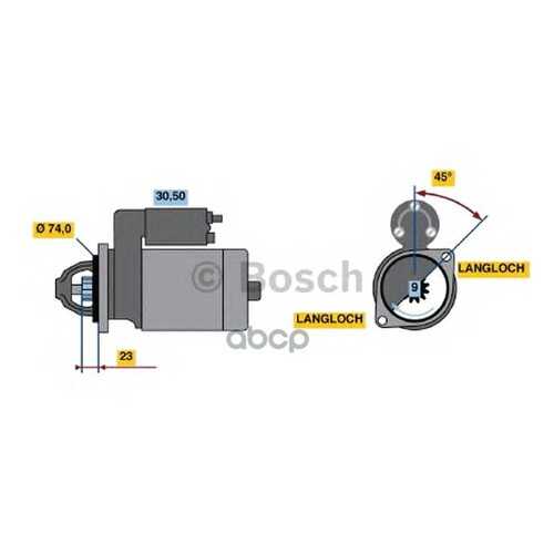 Стартер Bosch 0986022480 в Автодоктор
