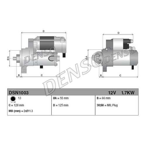 Стартер DENSO DSN1003 в Автодоктор