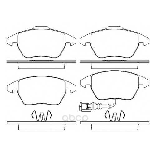 Колодки тормозные дисковые передние audi a3, seat altea Textar 2358701 в Автодоктор