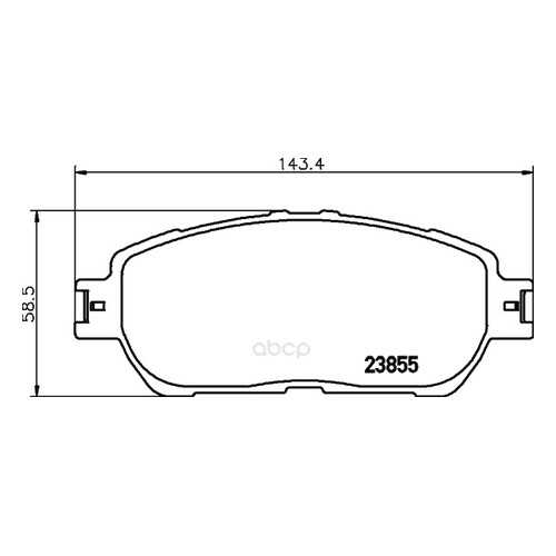Колодки тормозные Hella 8DB355014441 в Автодоктор